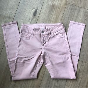 Pink Stretchy Jeggings